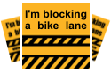 Buy more bike lanes stickers
